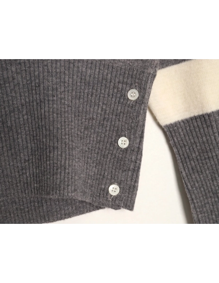 Thom Browne Wide-Stripe Knitted Hoodie TSK1,Thom Browne