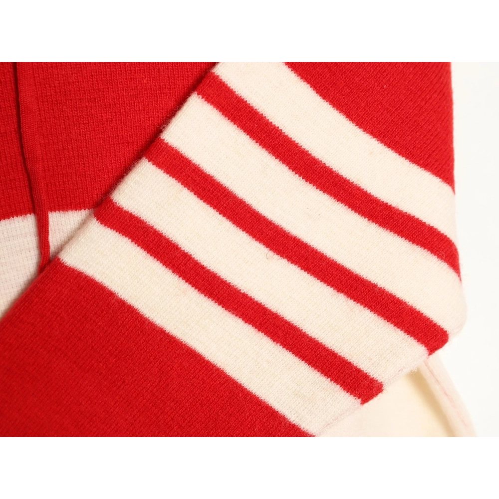 Thom Browne Wide-Stripe Knitted Hoodie,Thom Browne