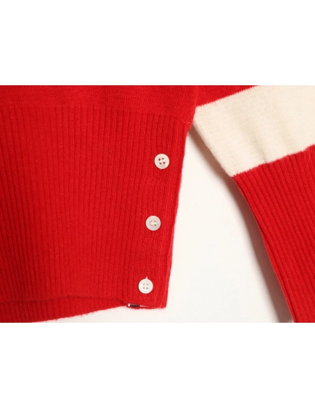 Thom Browne Wide-Stripe Knitted Hoodie,Thom Browne