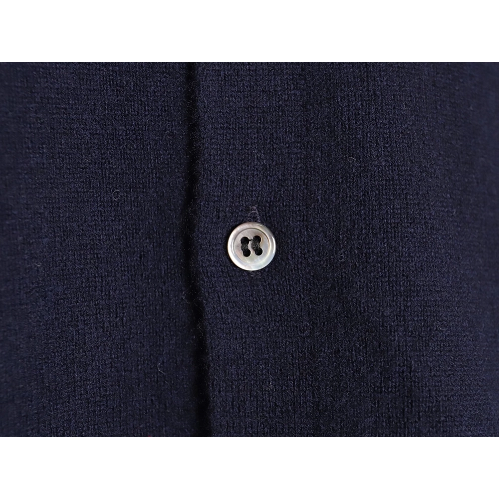 Thom Browne Four-Bar Australian Wool Collar Cardigan TSK1,Thom Browne