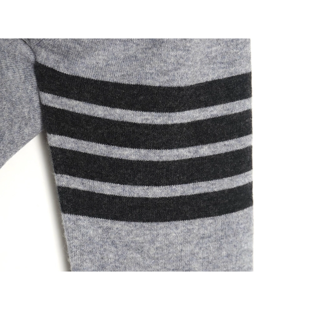 Thom Browne Four-Bar Australian Wool Collar Cardigan,Thom Browne
