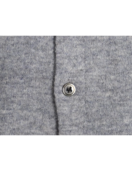 Thom Browne Four-Bar Australian Wool Collar Cardigan,Thom Browne