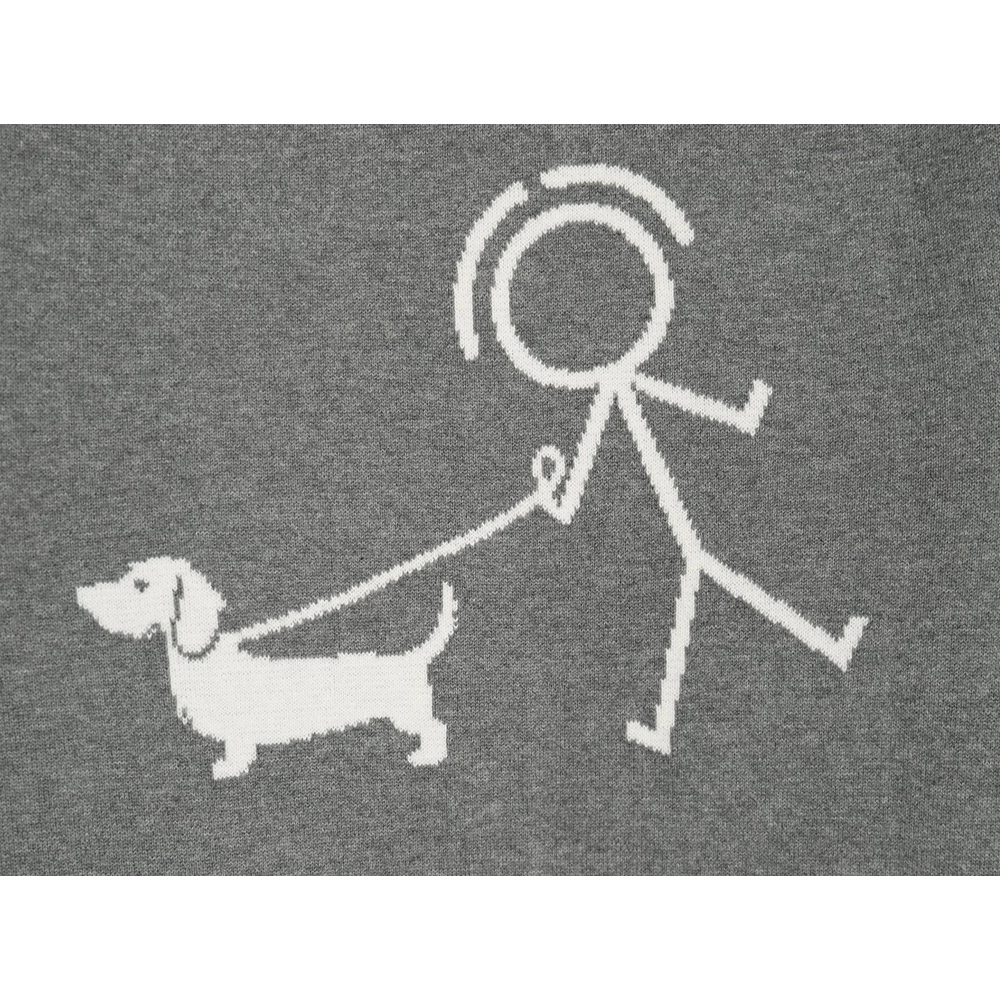 Thom Browne Dog-Walking Cardigan,Thom Browne