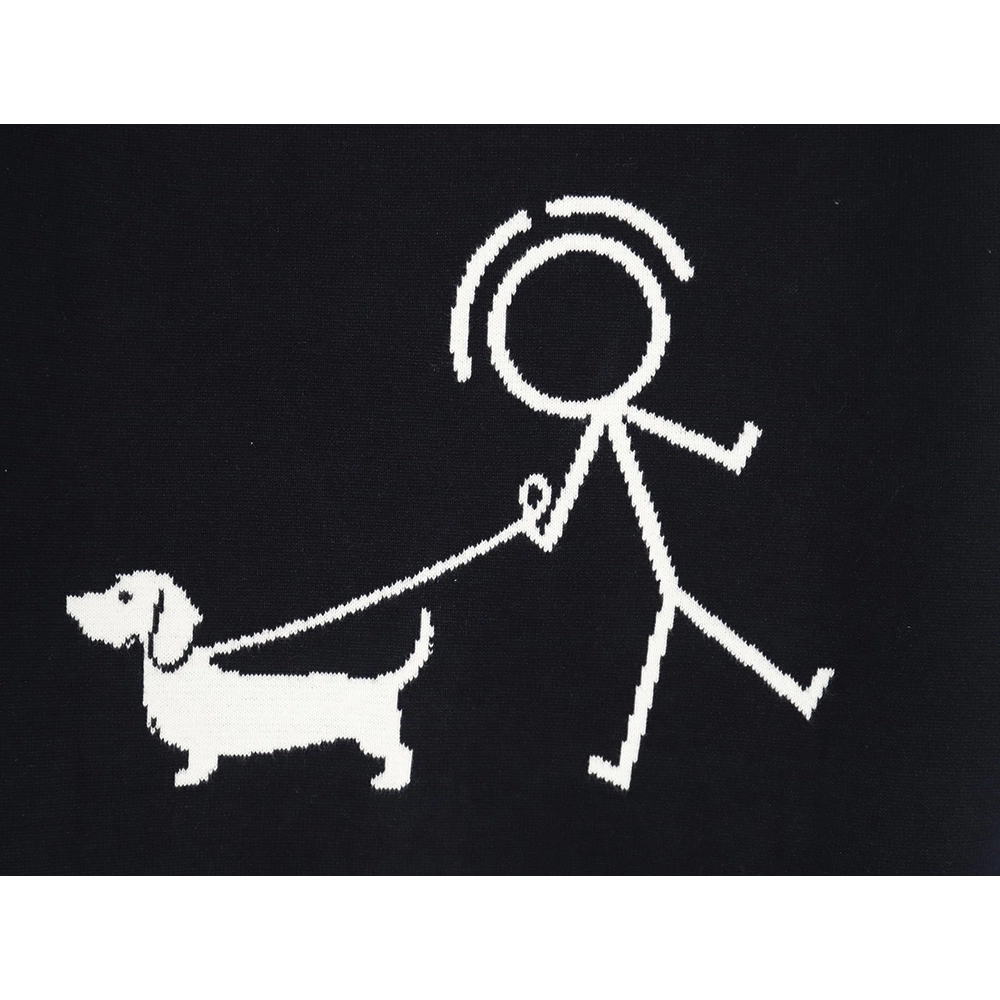 Thom Browne Dog-Walking Cardigan TSK1,Thom Browne