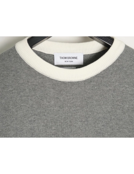 Thom Browne Dog-Walking Crewneck Sweater,Thom Browne