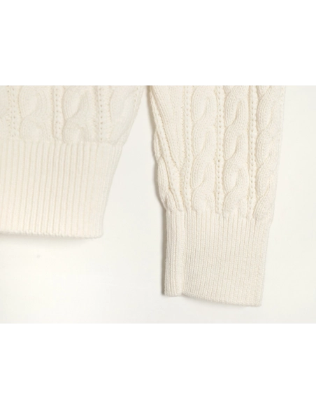 Thom Browne 4-Bar Cable-Knit Cardigan,Thom Browne