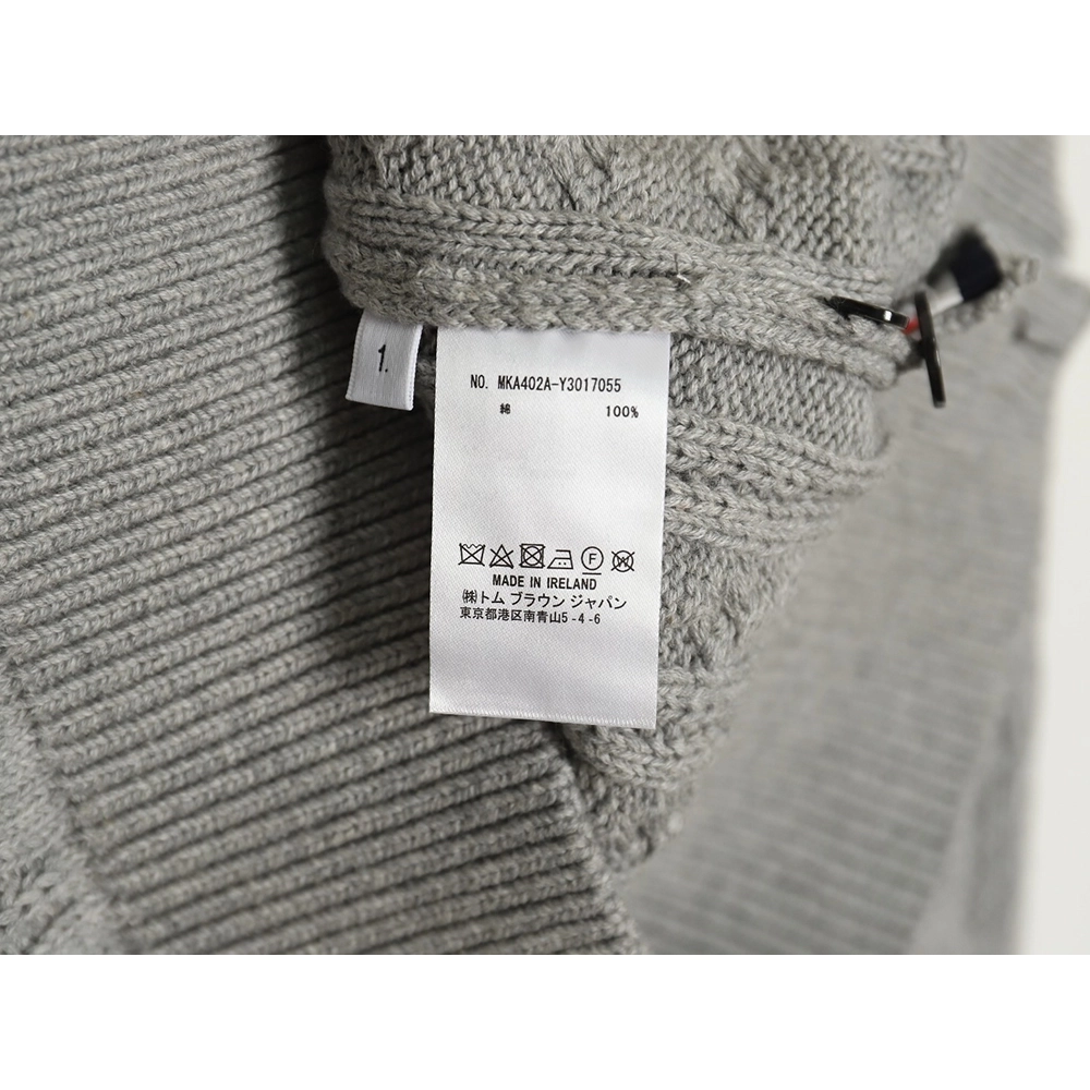 Thom Browne 4-Bar Cable-Knit Cardigan TSK1,Thom Browne