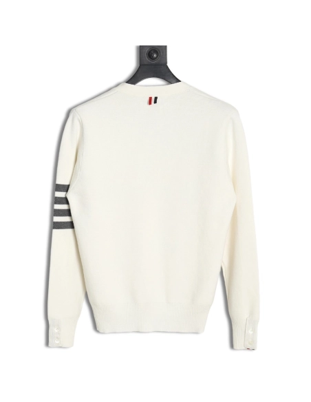 Thom Browne Classic 4-Bar 5-Button Cardigan,Thom Browne