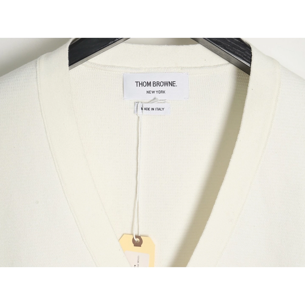 Thom Browne Classic 4-Bar 5-Button Cardigan,Thom Browne