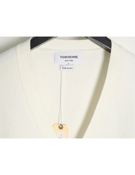 Thom Browne Classic 4-Bar 5-Button Cardigan,Thom Browne