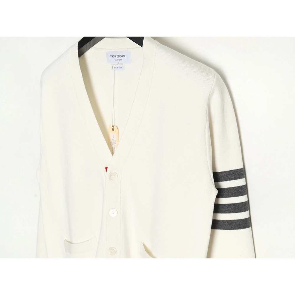 Thom Browne Classic 4-Bar 5-Button Cardigan,Thom Browne