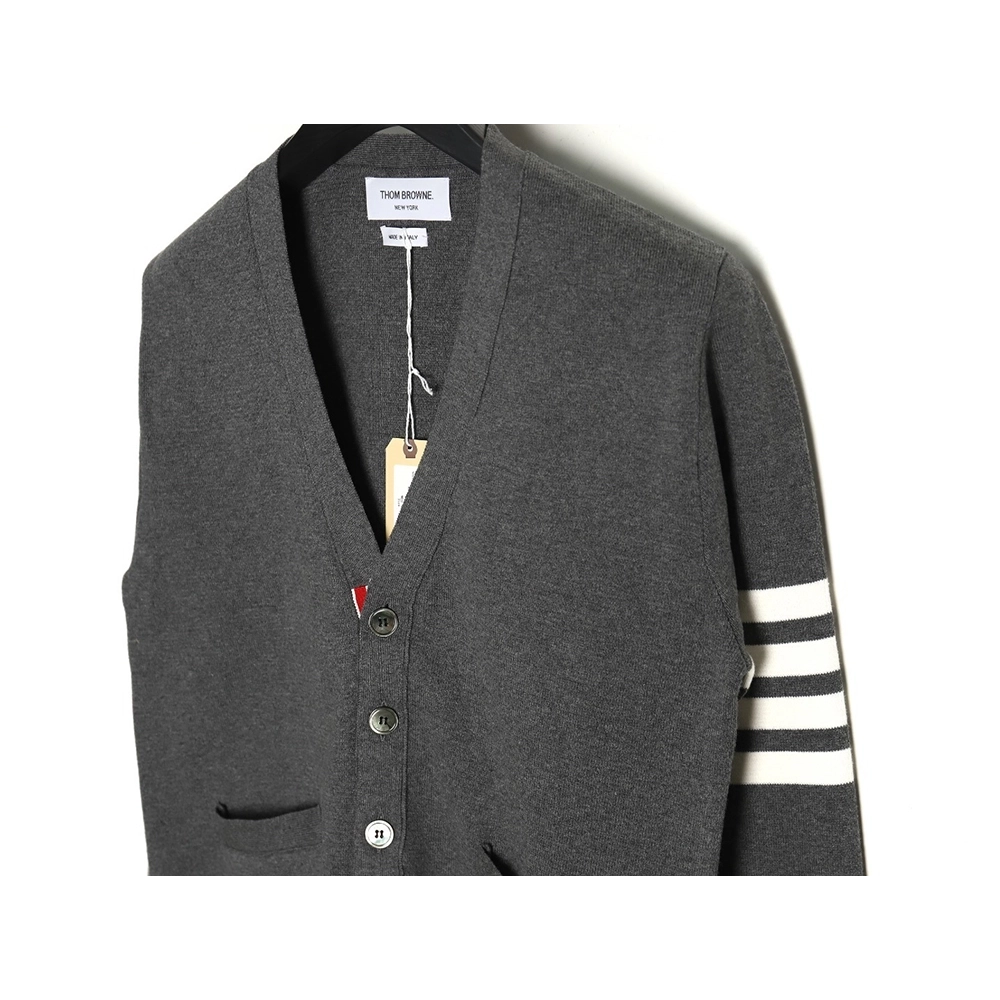 Thom Browne Classic 4-Bar 5-Button Cardigan TSK1,Thom Browne