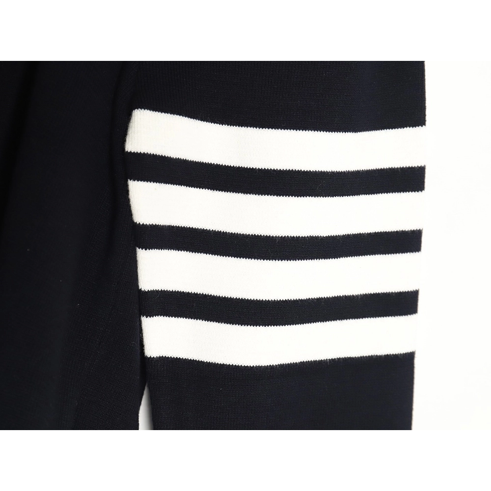 Thom Browne Classic 4-Bar 5-Button Cardigan-Navy Blue TSK2,Thom Browne