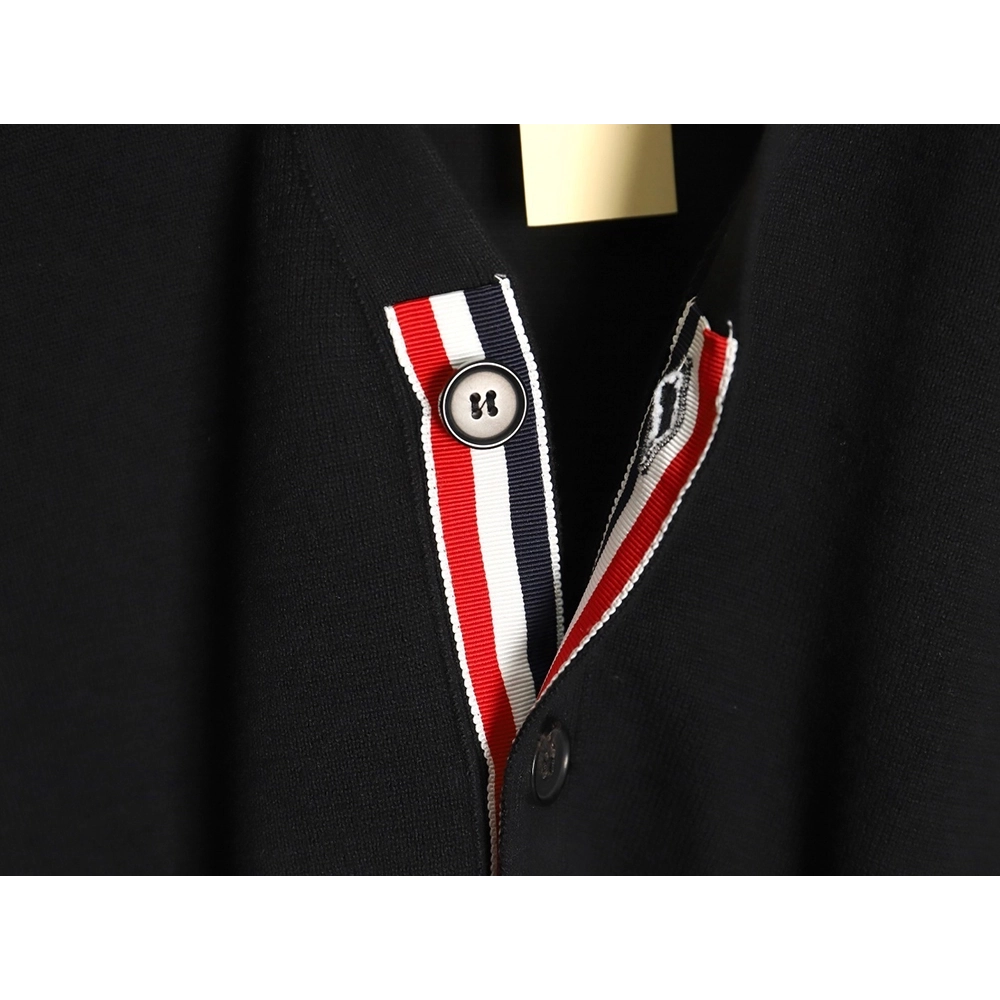 Thom Browne Classic 4-Bar 5-Button Cardigan TSK3,Thom Browne