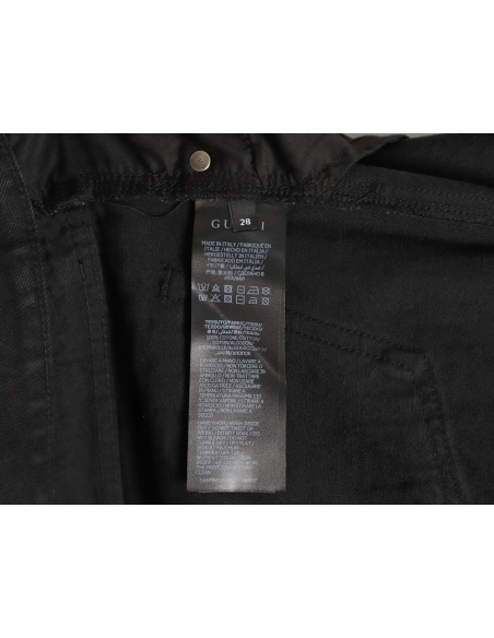 Gucci Lock-Detail Denim Trousers,Gucci