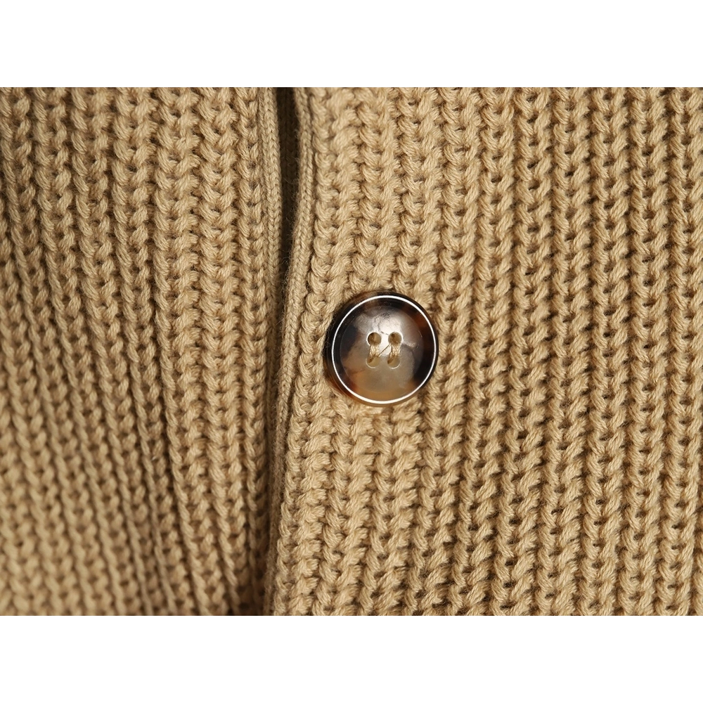 Loro Piana Henley Collar Knit Cotton Crew Neck Sweater,Loro Piana