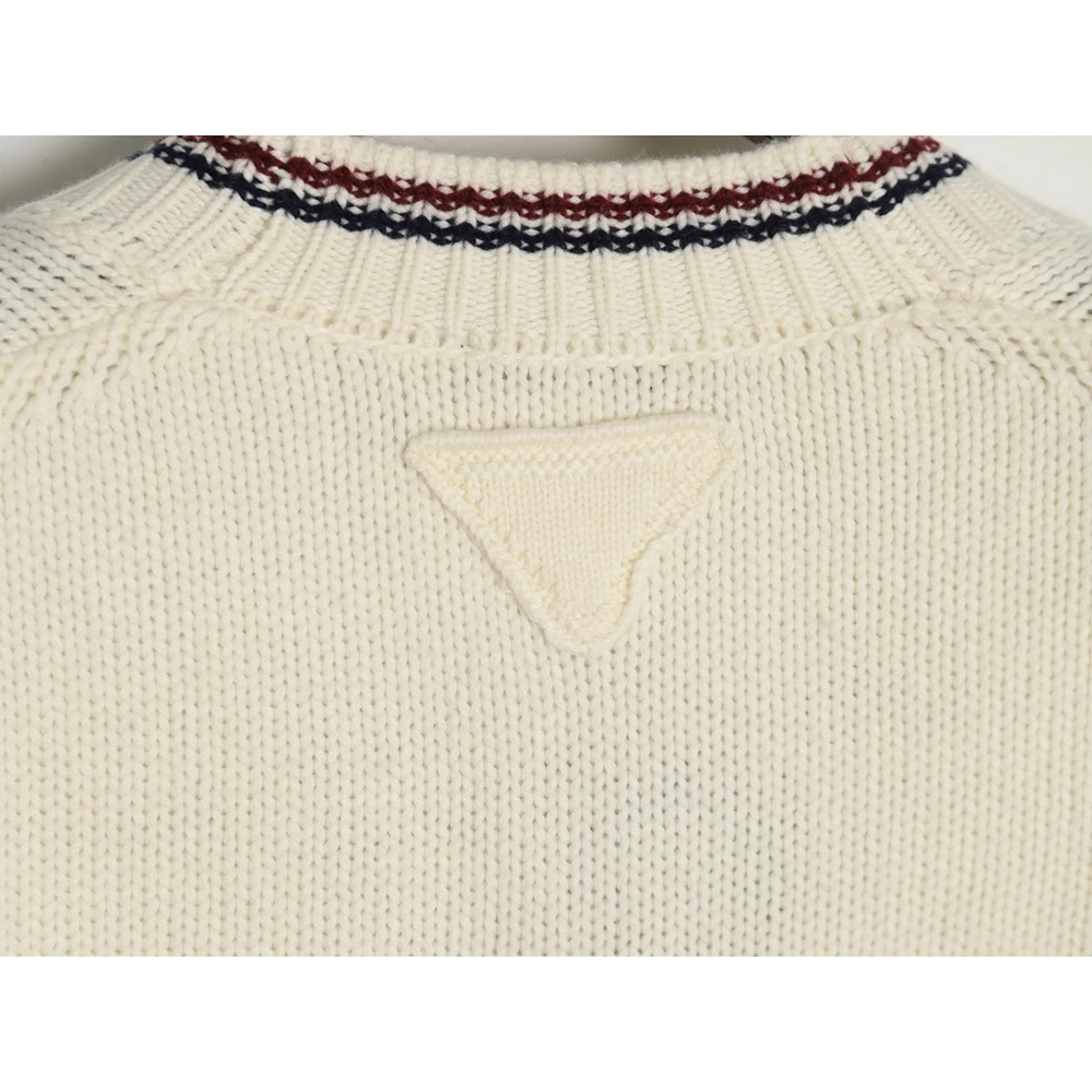 Prada Striped Wool Knit Cardigan,Prada