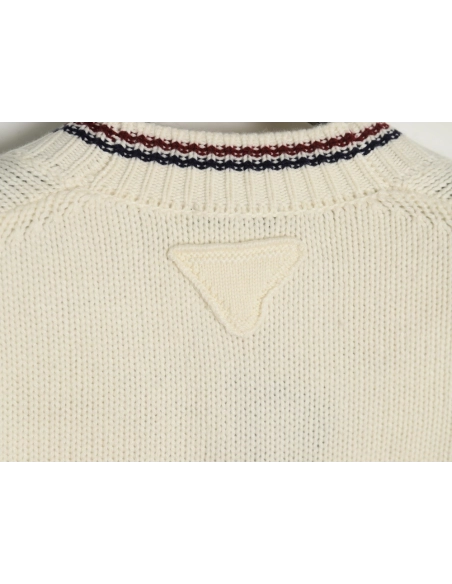 Prada Striped Wool Knit Cardigan,Prada