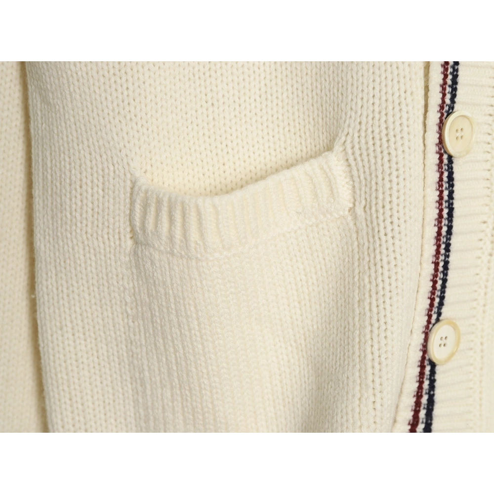 Prada Striped Wool Knit Cardigan,Prada