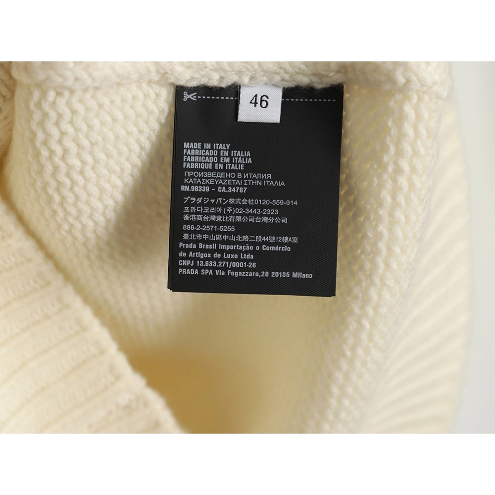 Prada Striped Wool Knit Cardigan,Prada