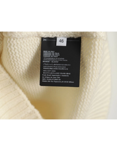 Prada Striped Wool Knit Cardigan,Prada