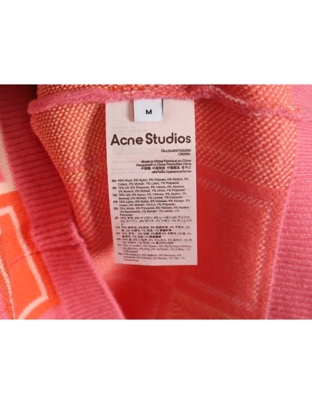 Acne Studios Square Smiley Face Crew Neck Sweater,Acne Studios