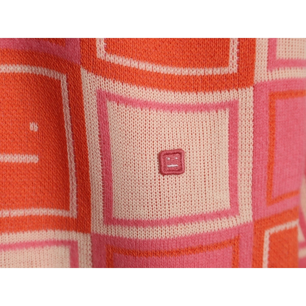 Acne Studios Square Smiley Face Crew Neck Sweater,Acne Studios