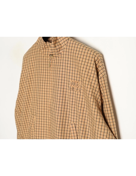 Miu Miu Color-block Plaid Stand-Collar Zip Jacket,Miu Miu