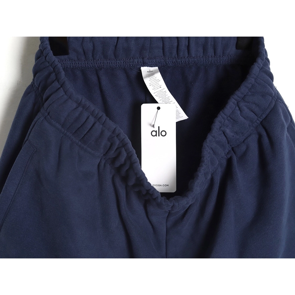 ALO Silver Letter Shorts TSK1,Alo