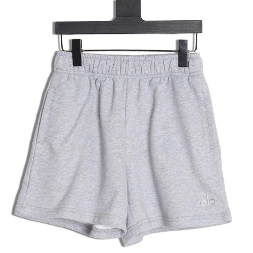 ALO Silver Letter Shorts,Alo