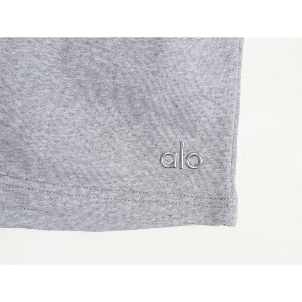 ALO Silver Letter Shorts,Alo