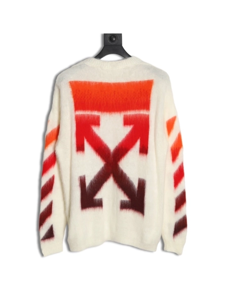 Off-White Mohair Sweater TSK1,Off White