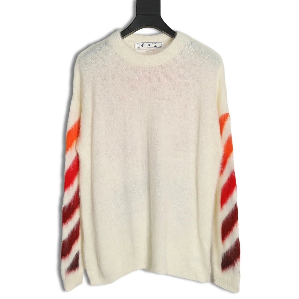 Off-White Mohair Sweater TSK1,Off White