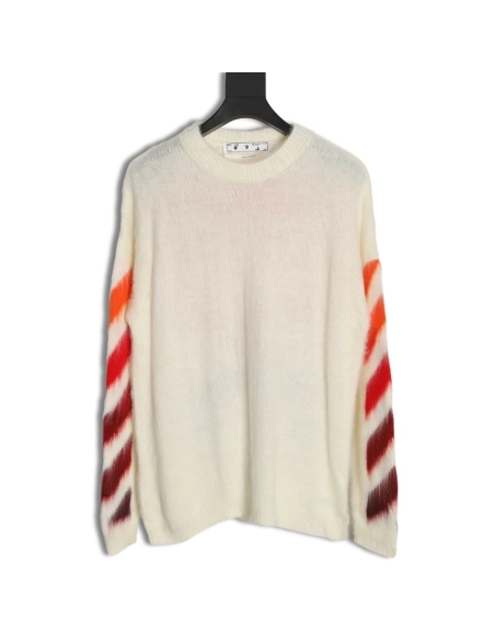 Off-White Mohair Sweater TSK1,Off White