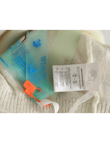 Off-White Mohair Sweater TSK1,Off White
