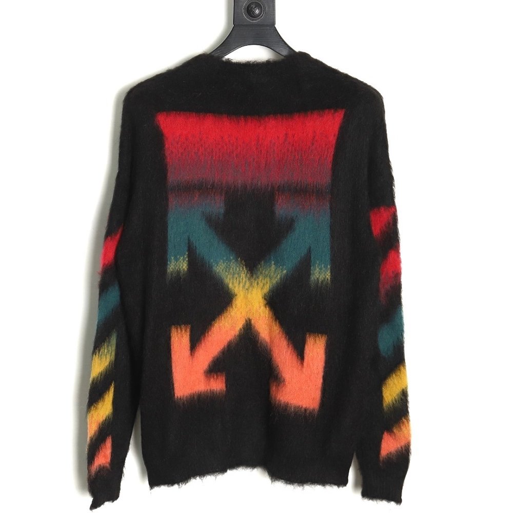 Off-White Mohair Sweater TSK2,Off White