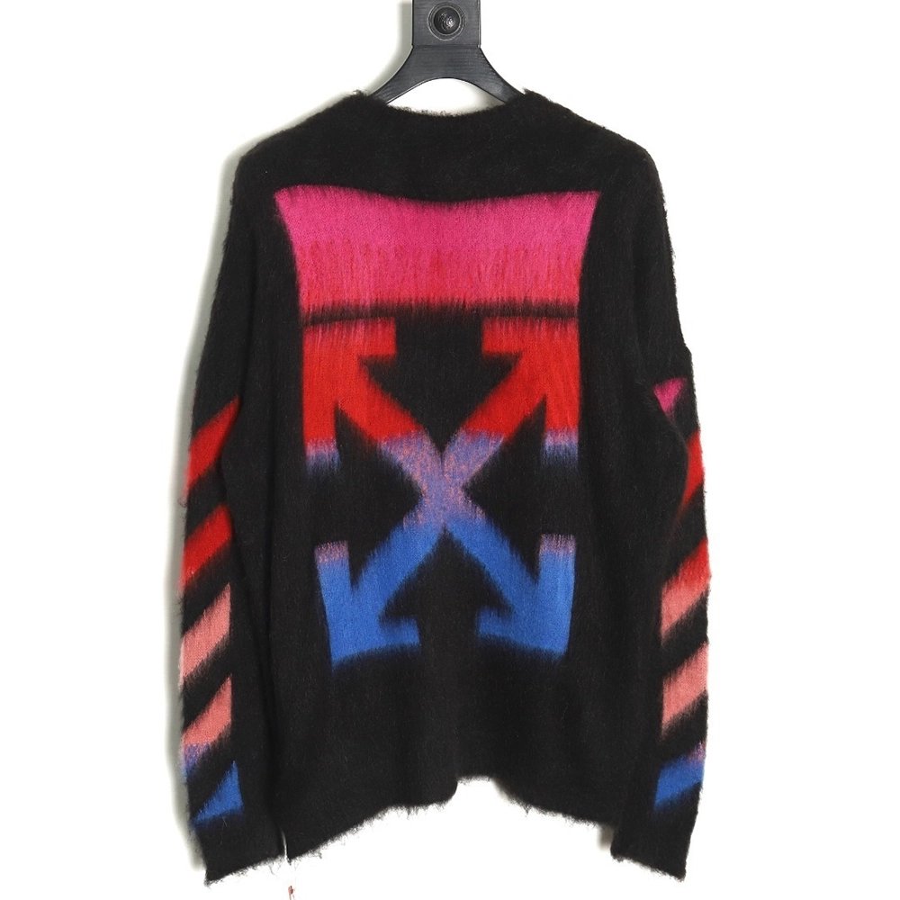 Off-White Mohair Sweater TSK3,Off White