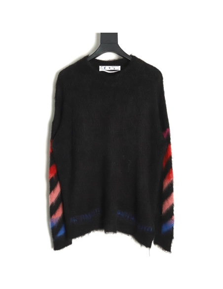 Off-White Mohair Sweater TSK3,Off White