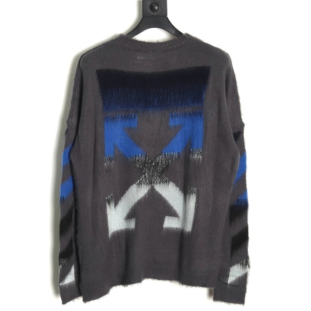 Off-White Mohair Sweater TSK4,Off White