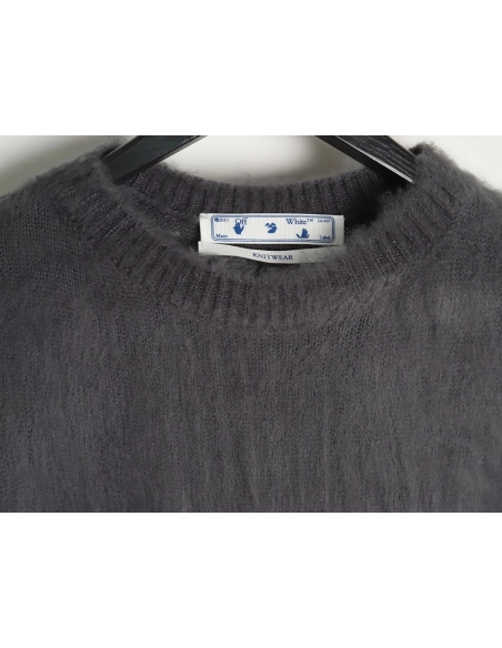 Off-White Mohair Sweater TSK4,Off White