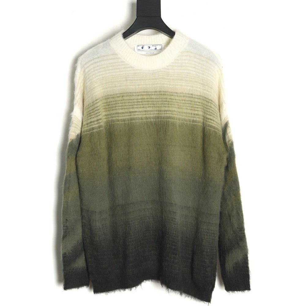 Off-White Mohair Sweater TSK6,Off White