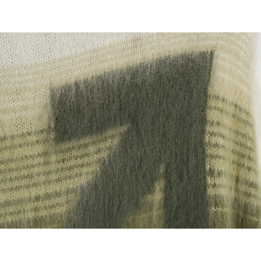 Off-White Mohair Sweater TSK6,Off White