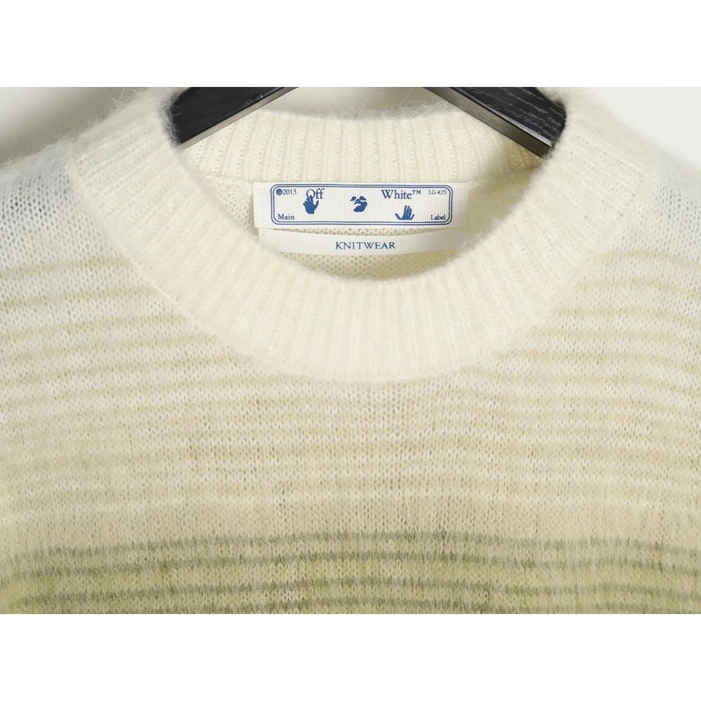 Off-White Mohair Sweater TSK6,Off White