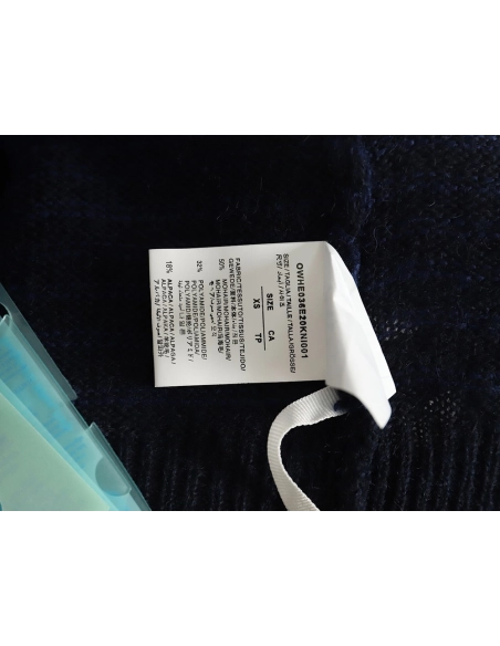 Off-White Mohair Sweater TSK8,Off White