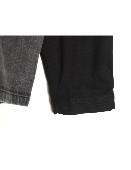 Prada Washed Denim Jacket with Triangle Logo,Prada
