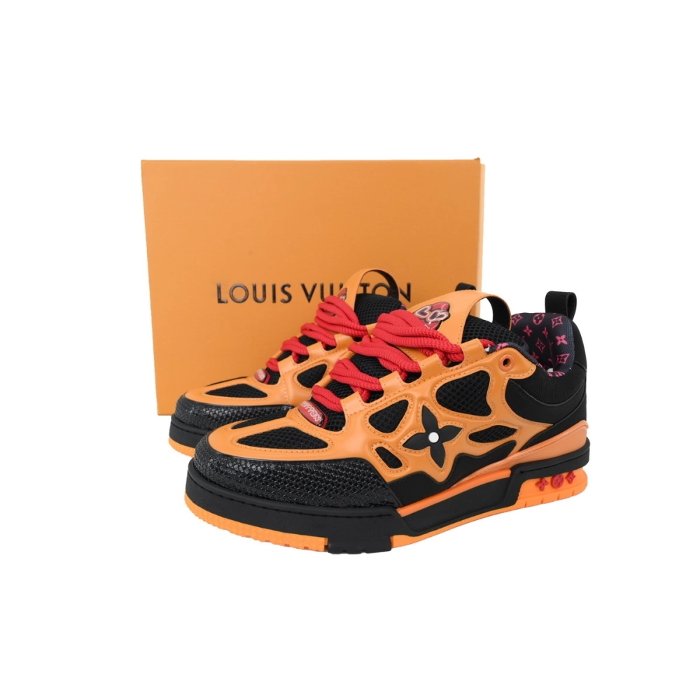 Louis Vuitton LV Skate Sneaker Black And Yellow