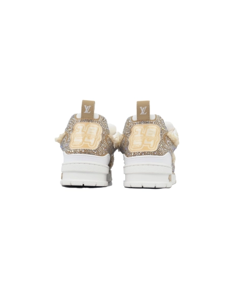 Louis Vuitton LV Skate Sneaker Horse Hair Apricot Diamond