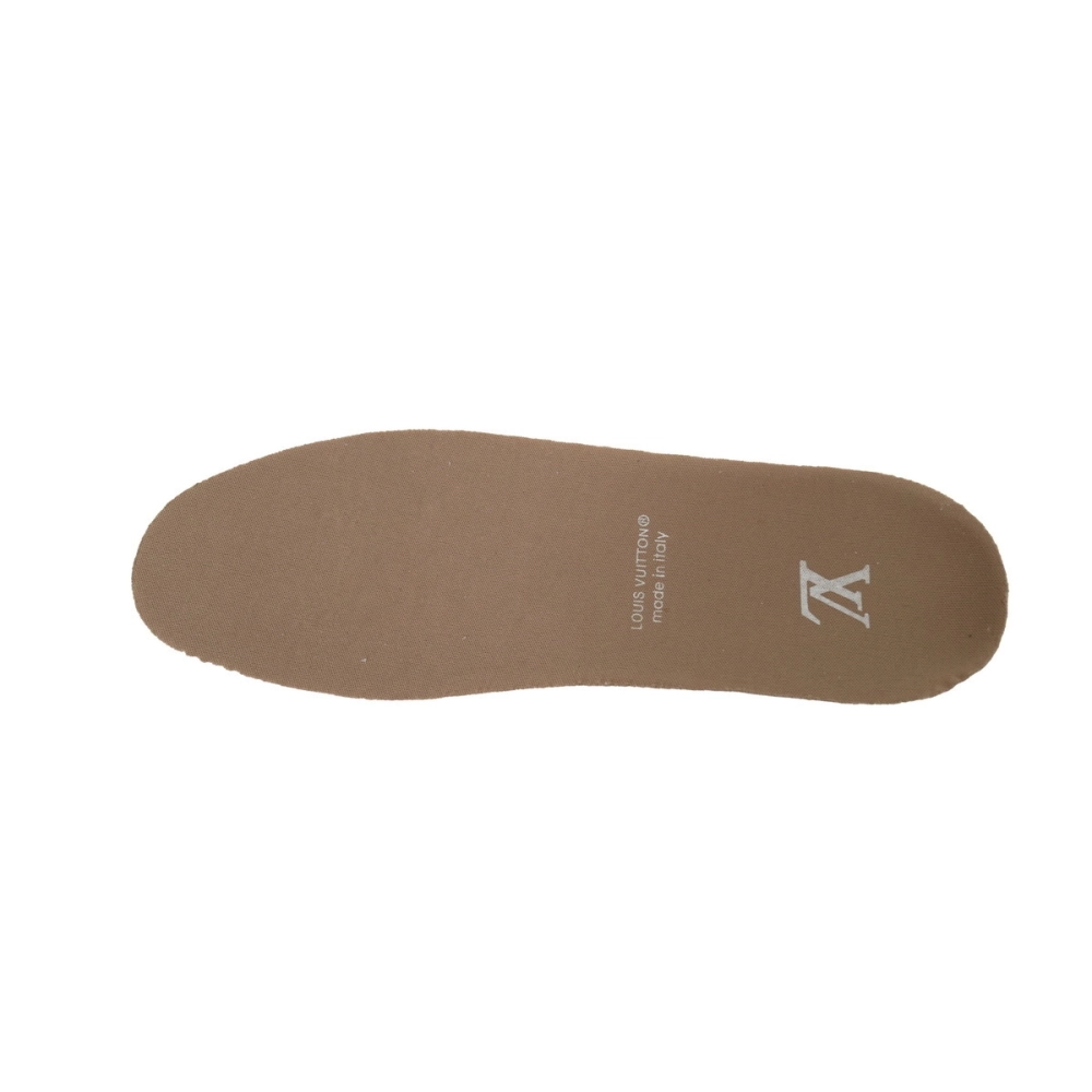 Louis Vuitton LV Skate Sneaker White Brown With Rhinestones