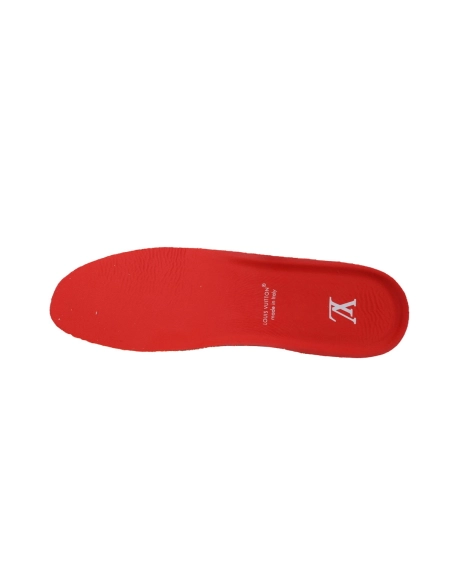 Louis Vuitton LV Skate Sneaker White And Red Flowers