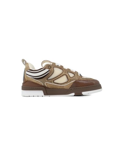 Louis Vuitton LV Skate Sneaker Knitted Collar khaki 1AHSWN